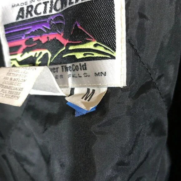 Vintage Arctic Cat 2-In-1 Retro Snowmobile Arcticwear Jacket Mens Size Medium